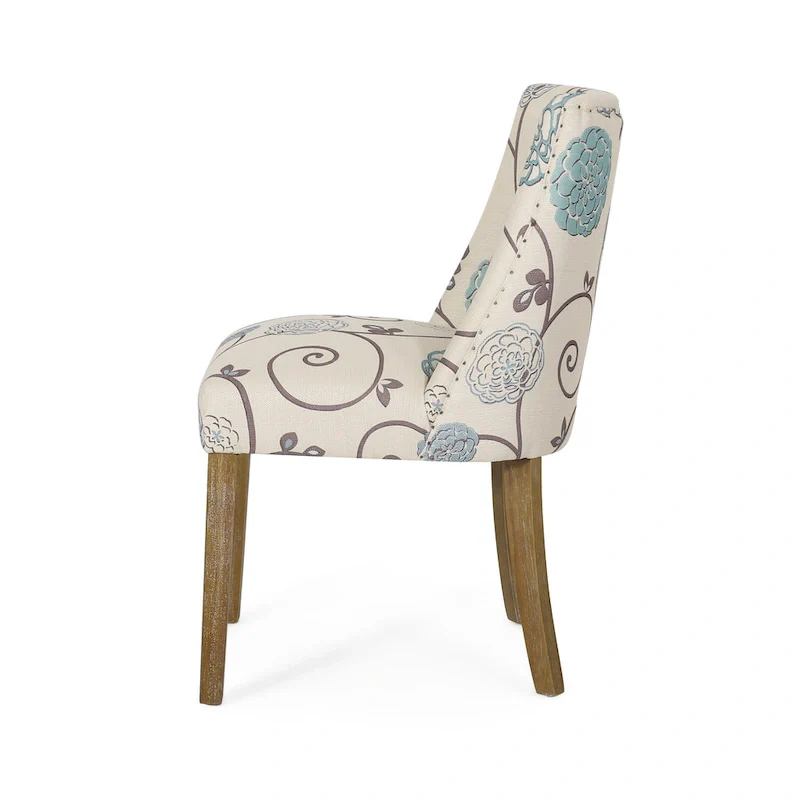 Frances Fabric Dining Chair (Set of 2) by Christopher Knight Home