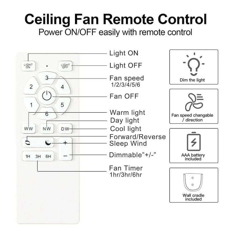 52  Low Profile Ceiling Fan with Lights