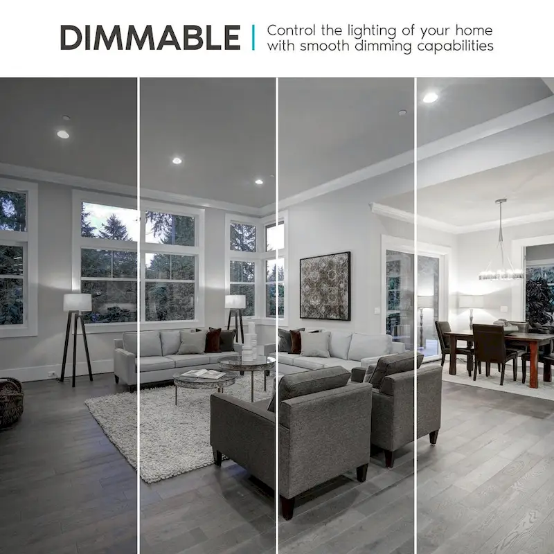 Luxrite A15 LED Light Bulb, 40W Equivalent, Dimmable, 600 Lumens, Enclosed Fixture Rated, Energy Star, E26(24 Pack)