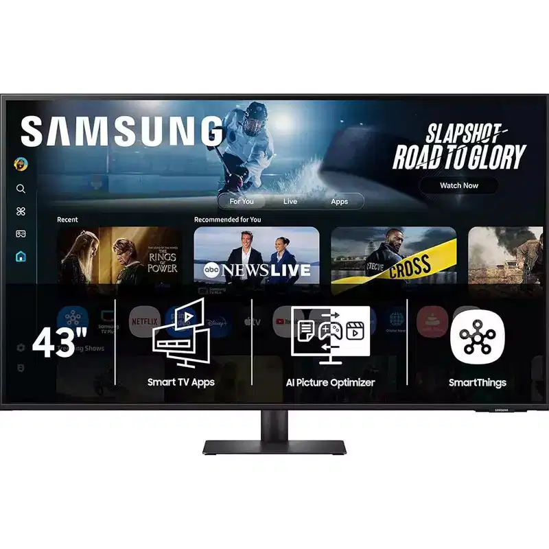 Samsung 43 M7 Smart Monitor 4K UHD with Smart TV Apps, USB-C 65W Charging Dual HDMI
