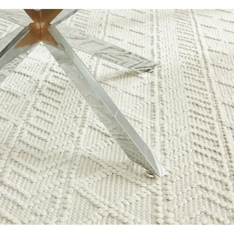 35.4 Round Coffee Table With Glass Top