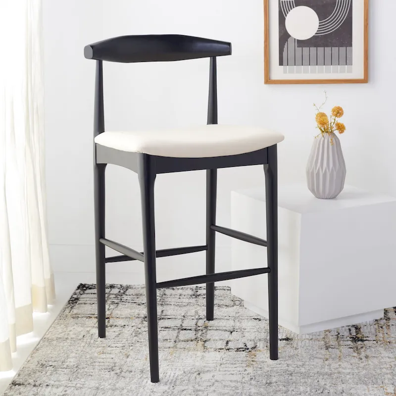SAFAVIEH Miranda Retro 30-inch Bar Stool - 22 In. W x 21 In. D x 42 In. H - 22Wx21Dx42H