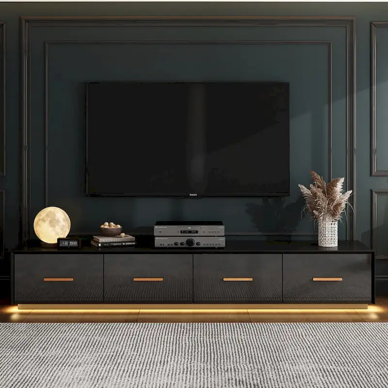 Sleek Floating Entertainment Unit Style Meets Function