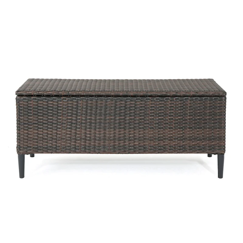 Rattan Storage Bench