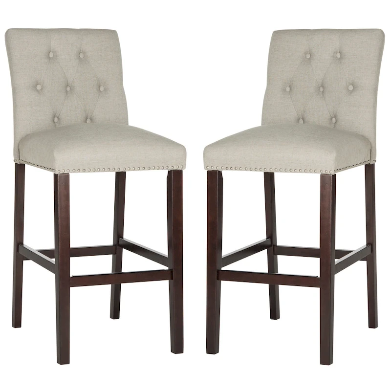 SAFAVIEH Jelka 31.5 Inch Bar Stool (Set of 2) - 19 x 20 x 44 - 19Wx23Dx44H