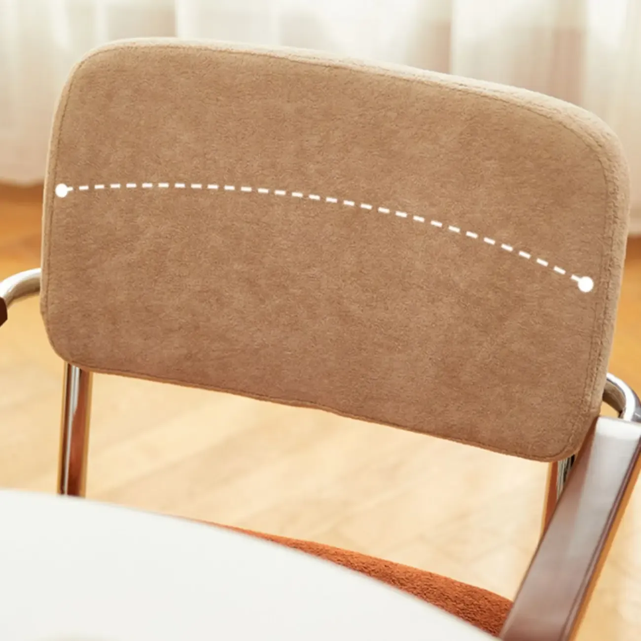 Modern Fabric Metal Frame Adjustable Office Chair