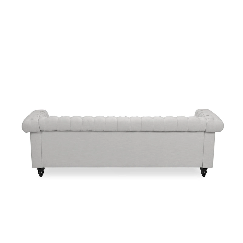 Chesterfield 3-seater Sofa with Button Tufting and Nailheads