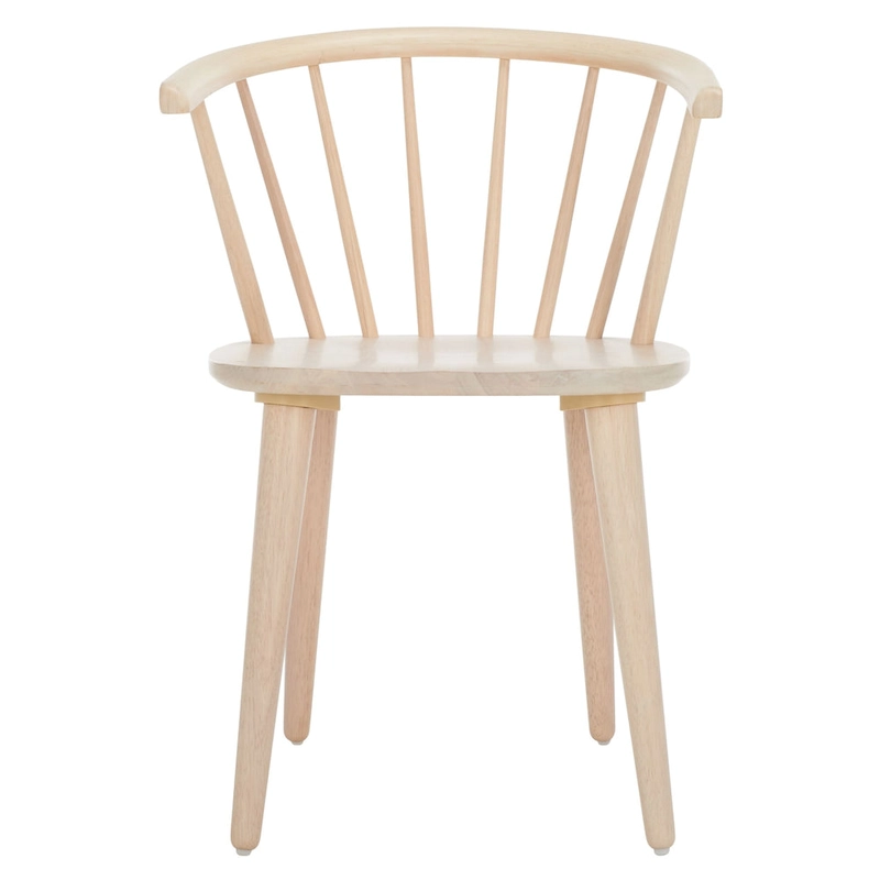 SAFAVIEH Home Blanchard 18-inch Curved Spindle Side Chair [SET of 2] - 21W x 21D x 30H