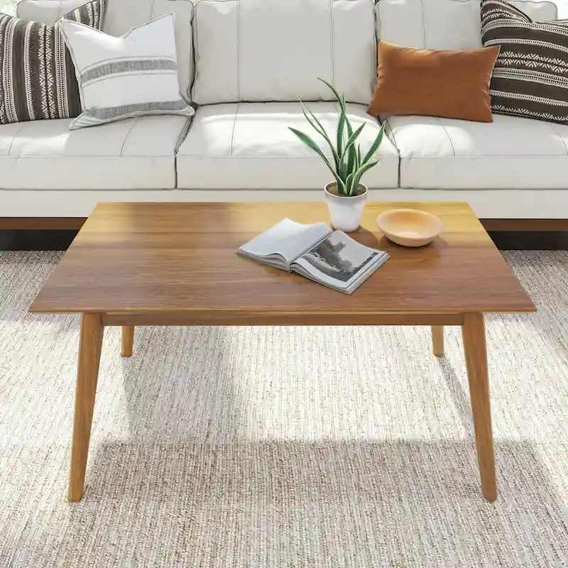 Plank and Beam Mid-Century Rectangular Coffee Table - 40