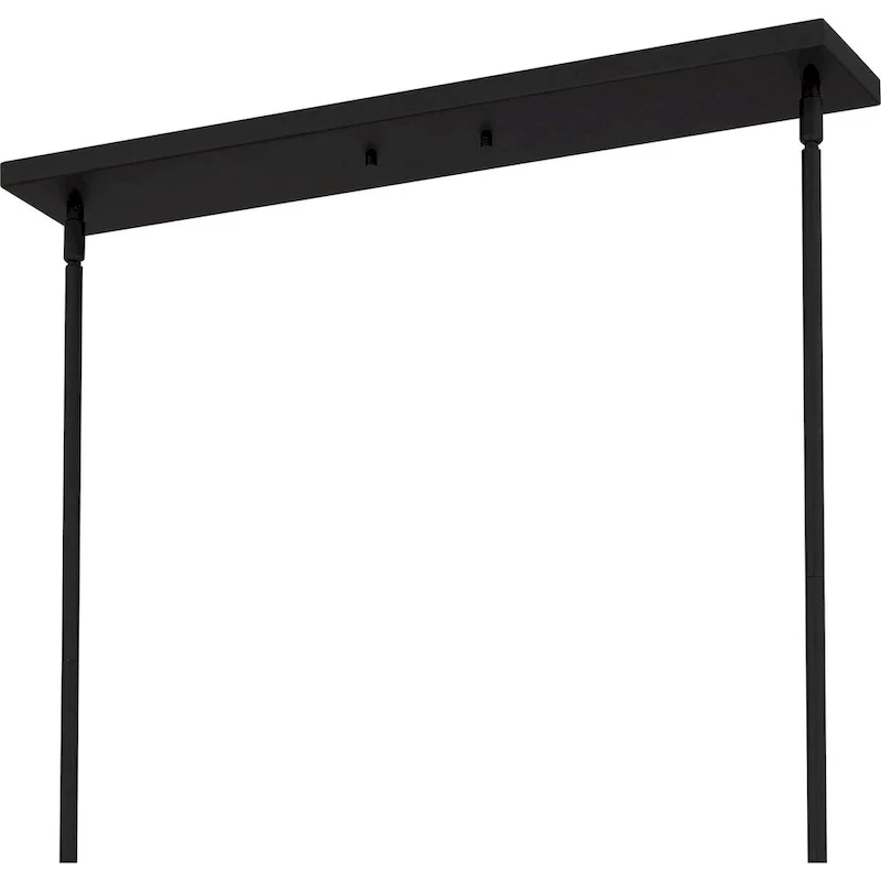 Atkins 4-Light Matte Black Island Light