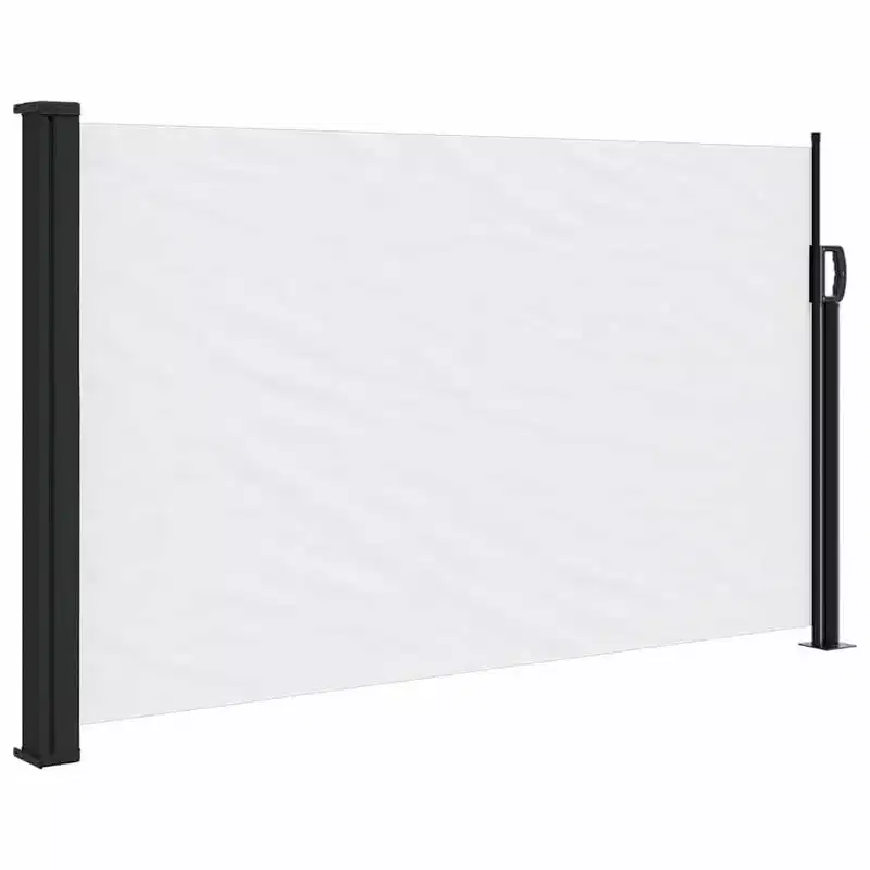 vidaXL Retractable Side Awning White