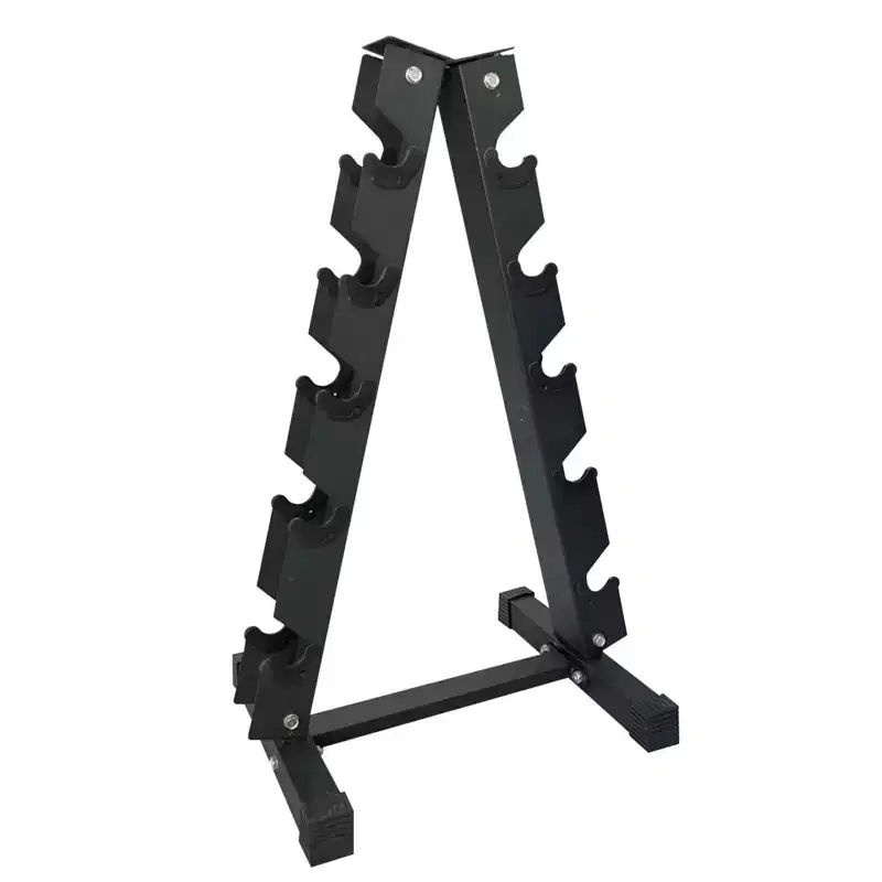 CuisinSmart Dumbbell Rack Stand Only with 5 Tier Compact Dumbbell Rack, Portable Weight Storage Organizer for Home Gym Space, 480LBS Capacity, Black