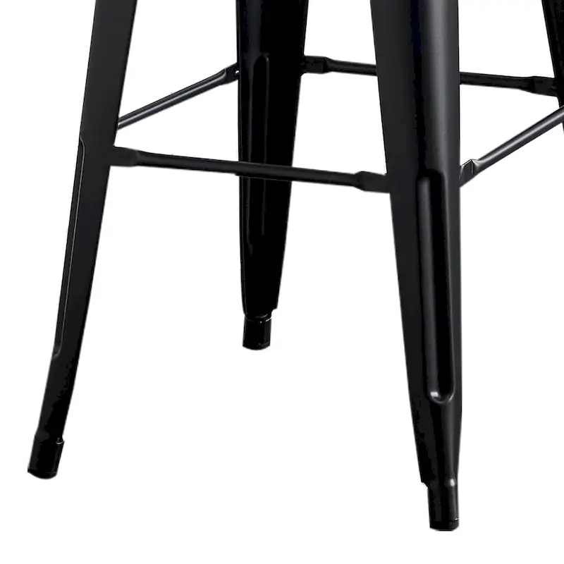 AC Pacific 30 Inch Metal Barstool Set of 2