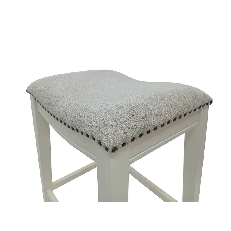 Carolina Living Sawyer 30 Saddle Barstool - Set of 2