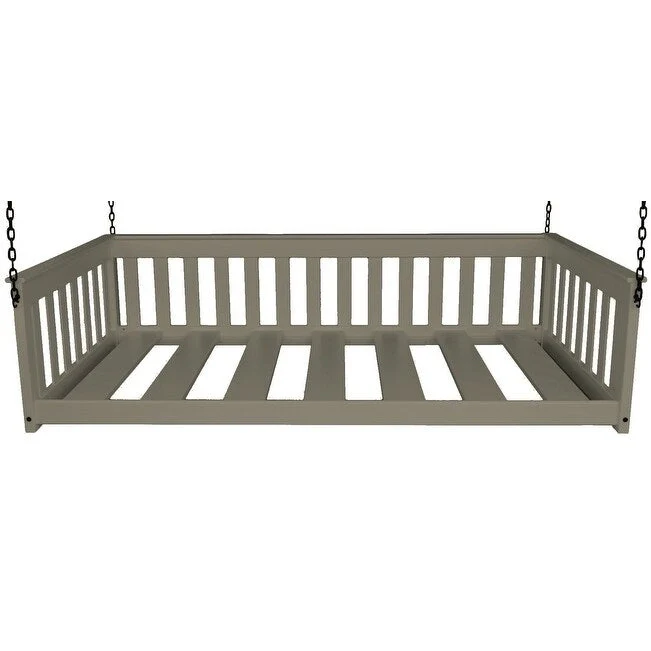 Pine Twin Mission Hanging Daybed with Chain