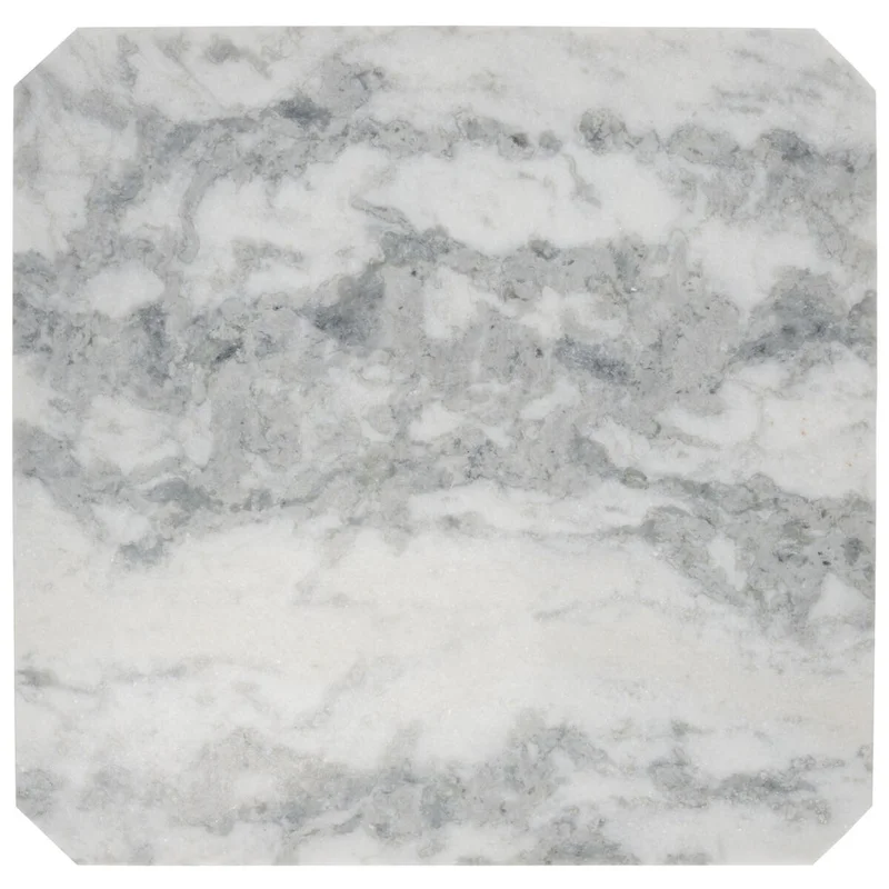 SAFAVIEH Couture Elseline Marble Top Square Coffee Table - 40 In. W x 40 In. D x 15 In. H - 40Wx40Dx15H