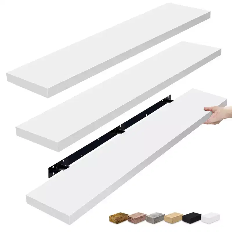 Sorbus 3 Pack 55 Inch Wall Mounted Floating Shelves - for Bathroom, Wall Decor for Bedroom, Kitchen, Living Room, Book Storage