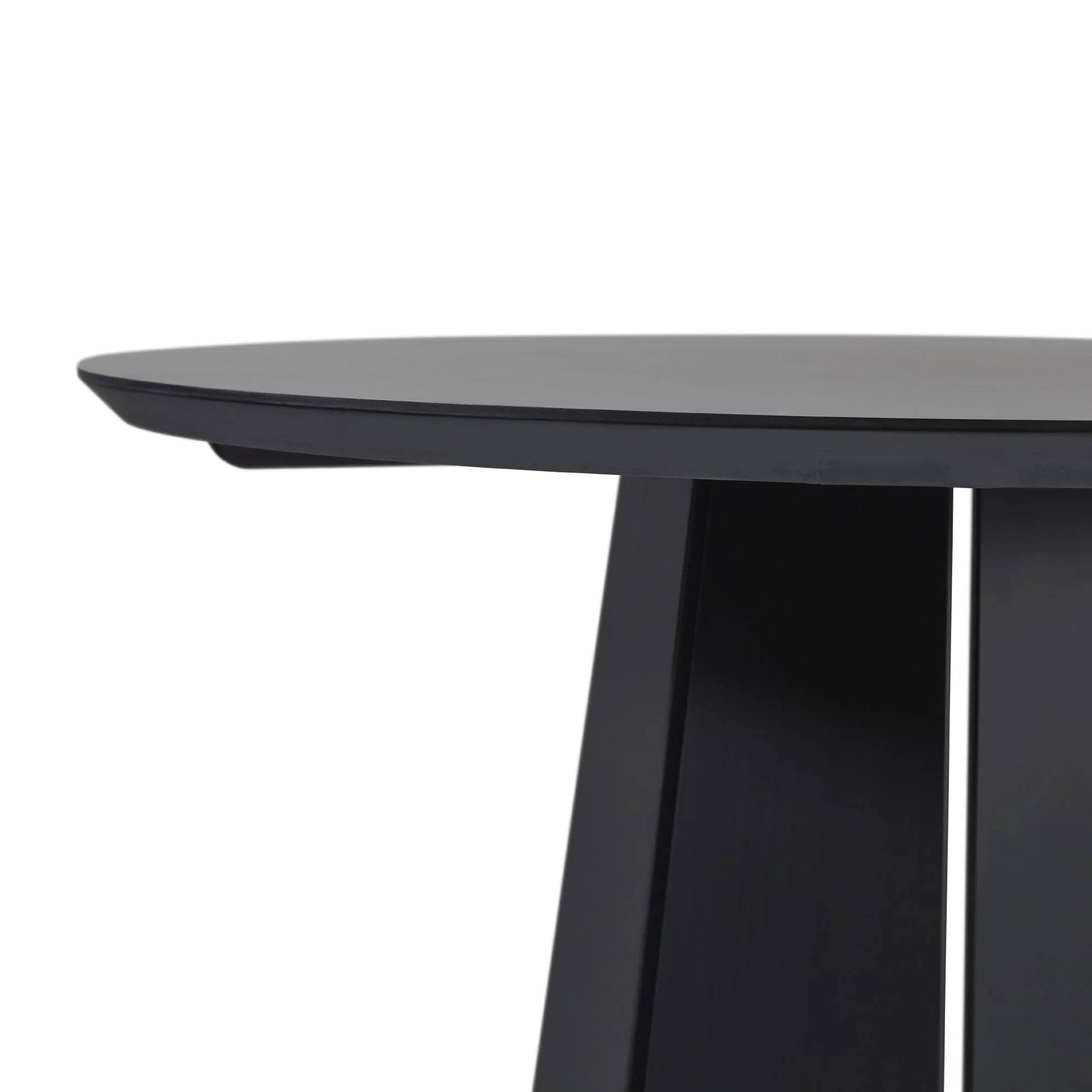 Koa 48 Round Solid Wood Pedestal Dining Table