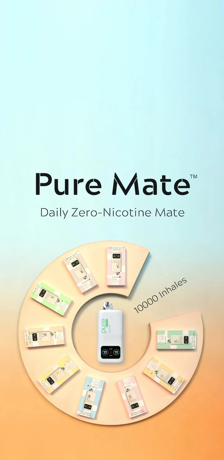 Pure Mullein Mobile Banner - Zero Nicotine Plant-Powered Inhalable Wellness