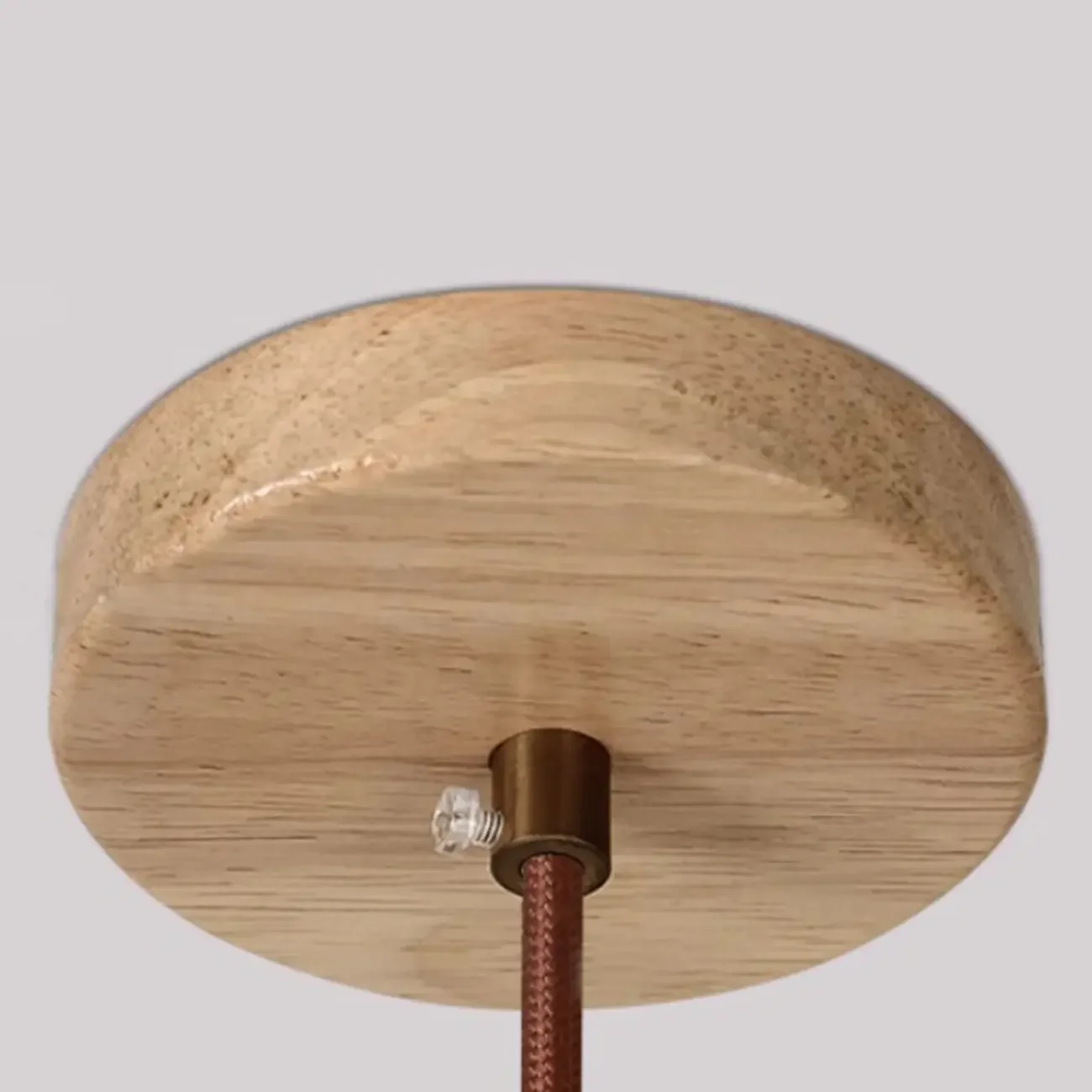 Modern Beige Stone Adjustable Pendant Light