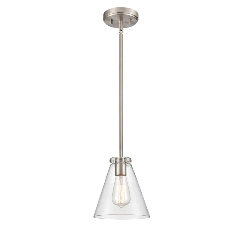Millennium Lighting 8  Wide Mini Pendant with Clear Glass Shade