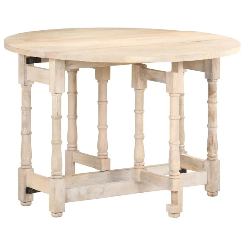 Dining Table Kitchen Table Dining Room Table Round Solid Mango Wood