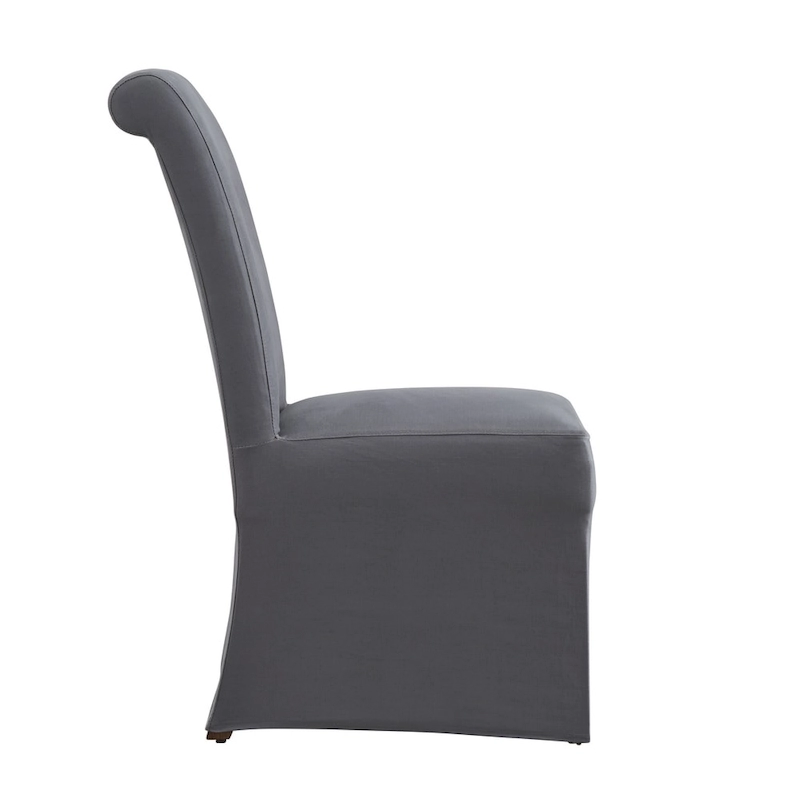 Potomac Slipcovered Rolled Back Parsons Chairs (Set of 2) by iNSPIRE Q Artisan