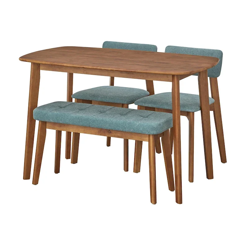 Simple Living 4-Piece Nettie Solid Wood Dining Set
