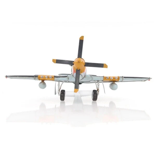 1943 Grey Mustang P51 1:40 Model Fighter Plane