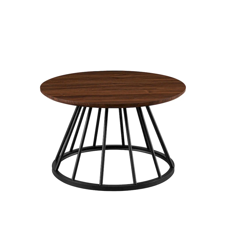 Modern 30-inch Round Coffee Table