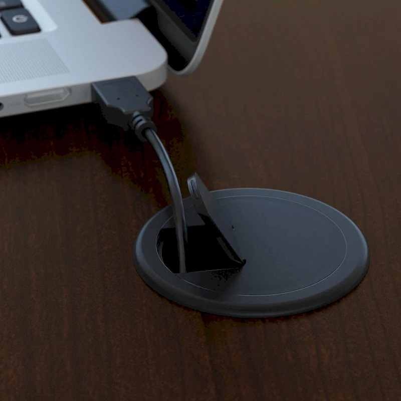 Series C Right Handed L Desk with Drawers by Bush Business Furniture