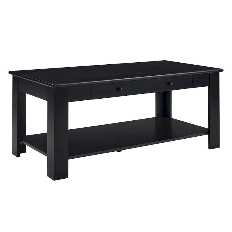 Convenience Concepts Designs2Go 2 Drawer Baja Coffee Table with Shelf