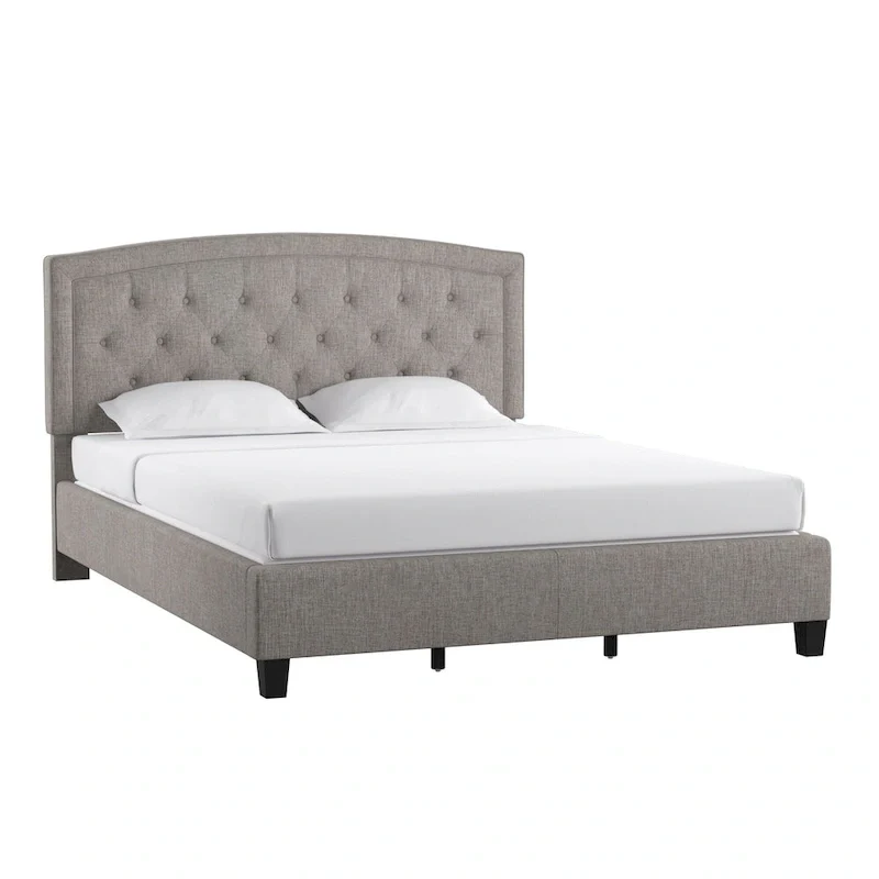 Fontana Adjustable Diamond-tufted Arched Back Bed by iNSPIRE Q Classic