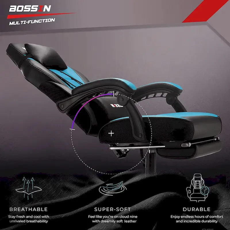 Racing Style Gaming Chair,300 lbs Big and Tall gamer chair High Back Computer Chair
