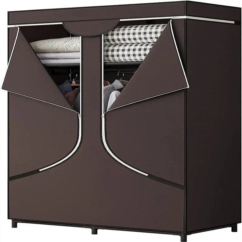 Portable Wardrobe Closet Clothing Organizer - 17.7D x 34.6W x 66.1H