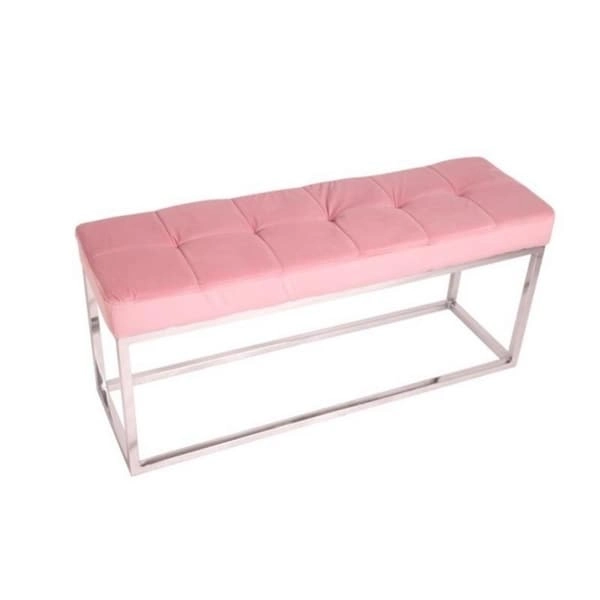 Upholstered Metal Bench