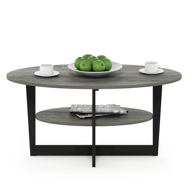 Furinno JAYA Oval Coffee Table