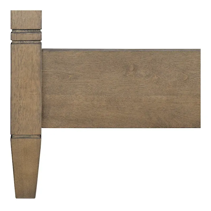 Madison Park Cheshire Brown Canopy Bed Queen