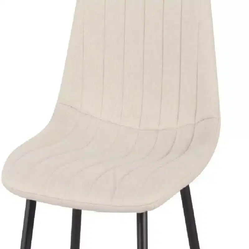 Brassex Set of 4 Artie Dining Chairs Beige