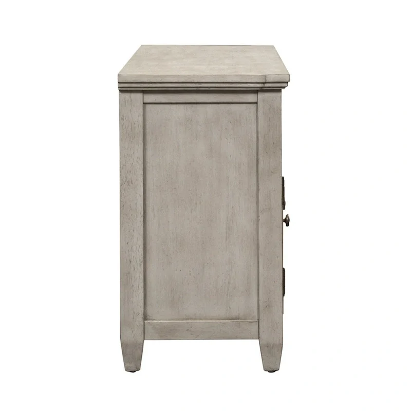 Heartland Antique White Tobacco Entertainment Center