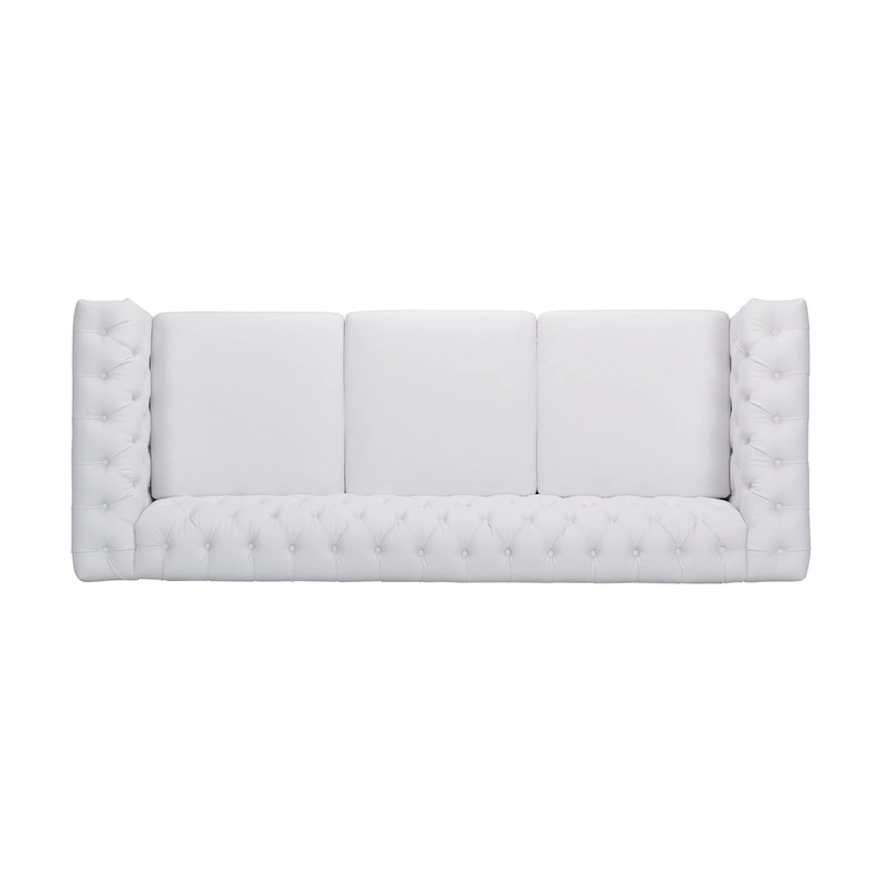 Chesterfield 3-seater Sofa with Button Tufting and Nailheads