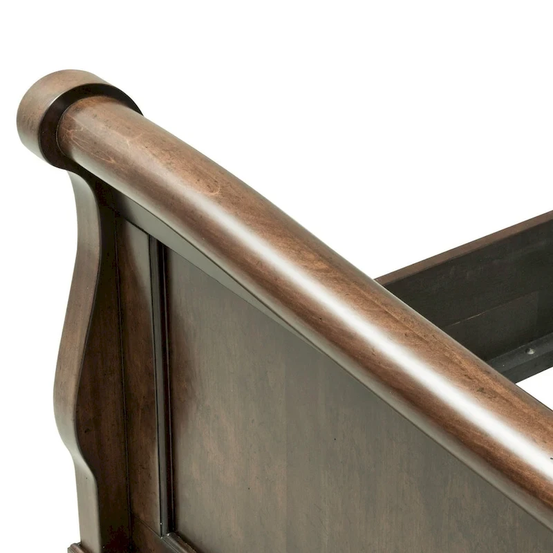 Rustic Traditions Sleigh Bed in Rustic Cherry