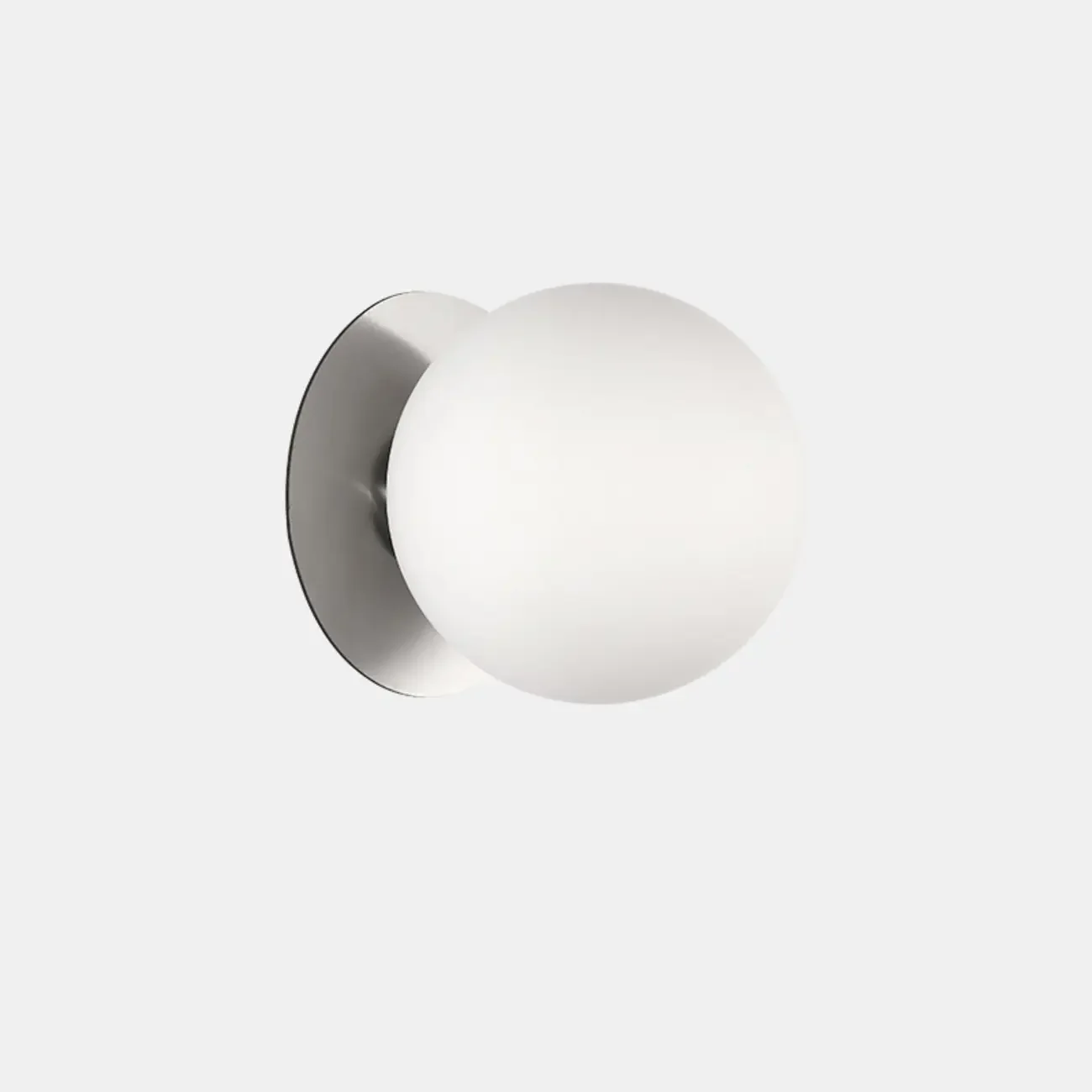 Modern Frosted Glass White Globe Round Wall Sconce