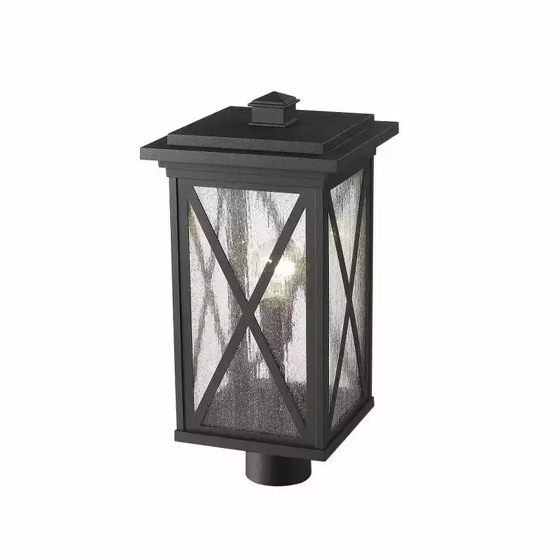 Z-Lite Brookside 1 - Light Post Light in Black