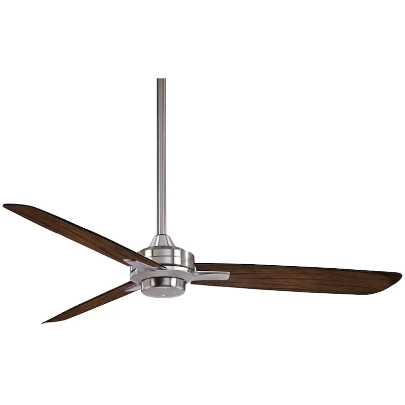 Minka Aire Rudolph Brushed Nickel With Maple 3 Blade Ceiling Fan