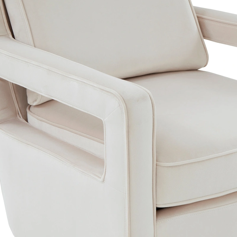 Velvet Accent Arm Chair
