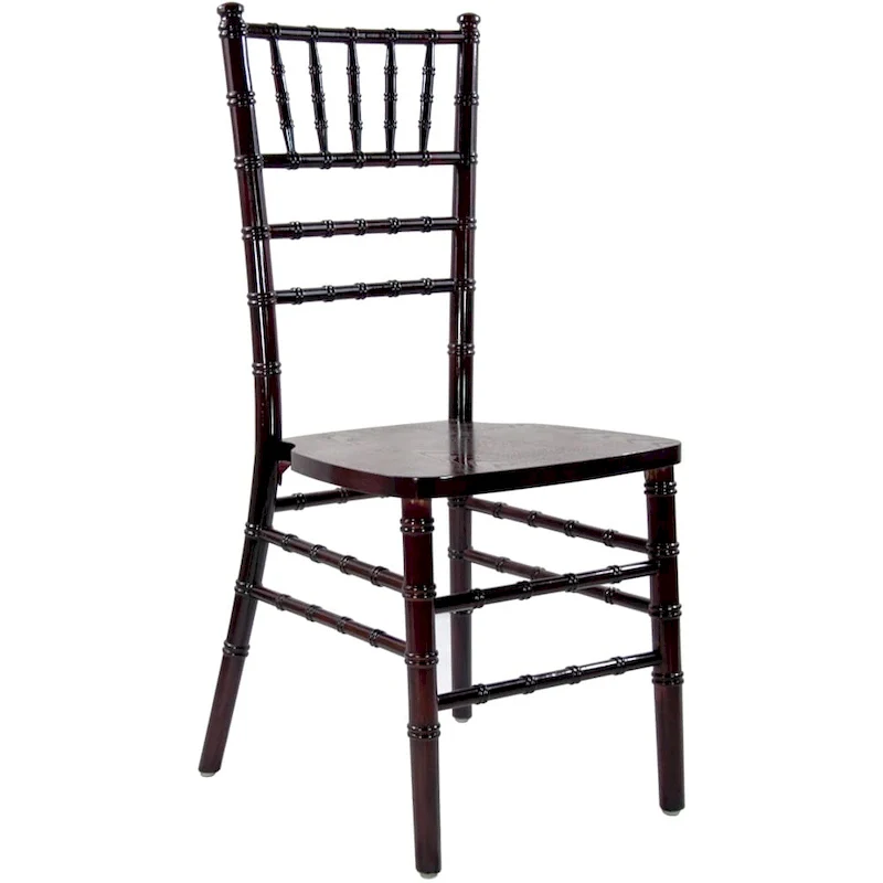 Wood Chiavari Chair - 18D x 15.75W x 36H