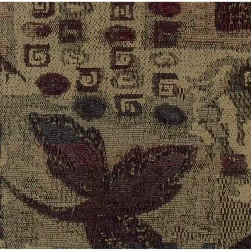 Bali Rattan Rocker Chair with Chenille Cushion