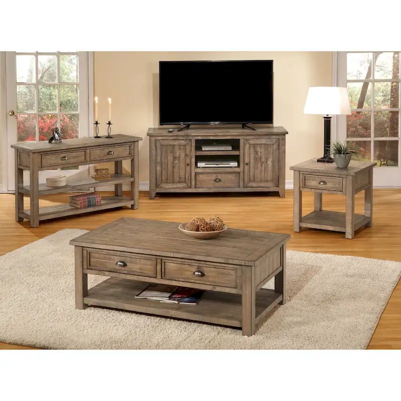 The Gray Barn Downington Solid Wood 60-inch TV Stand