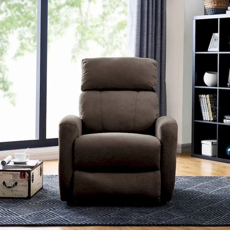 Brown Chenille Power Recline and Lift Chair